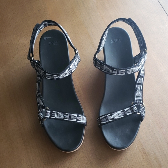 Teva sz 10 Arabelle universal wedge cork sandal - Picture 2 of 8